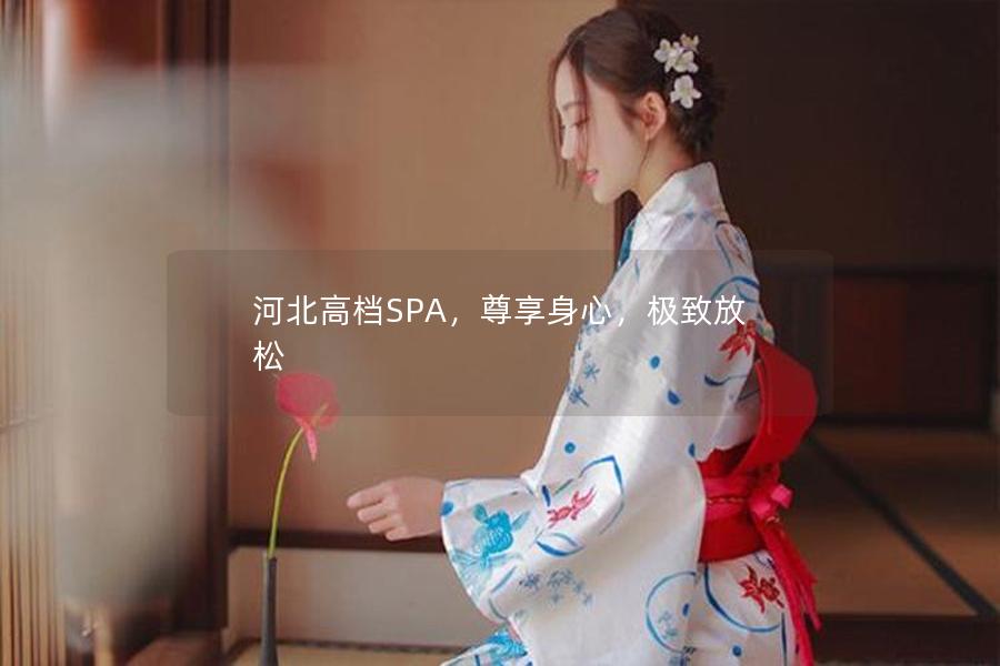 河北高档SPA，尊享身心，极致放松